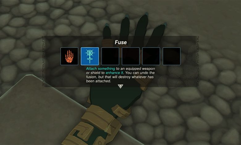 How To Combine Weapons In Legend Of Zelda Tears Of The Kingdom