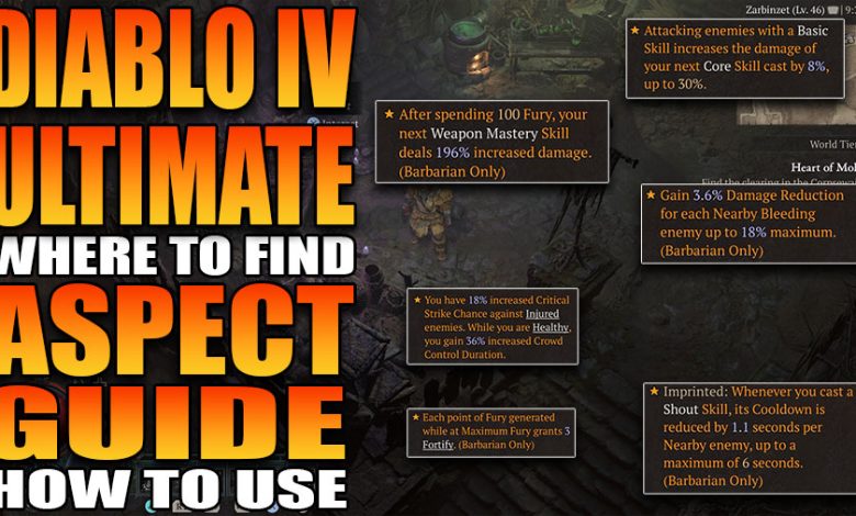 Diablo IV Aspects Guide