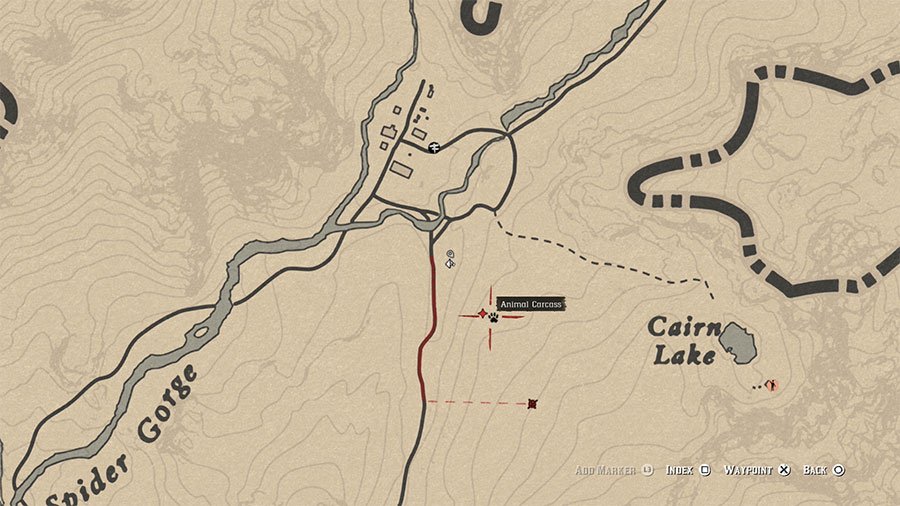 Moonfang Wolf Location in Red Dead Online