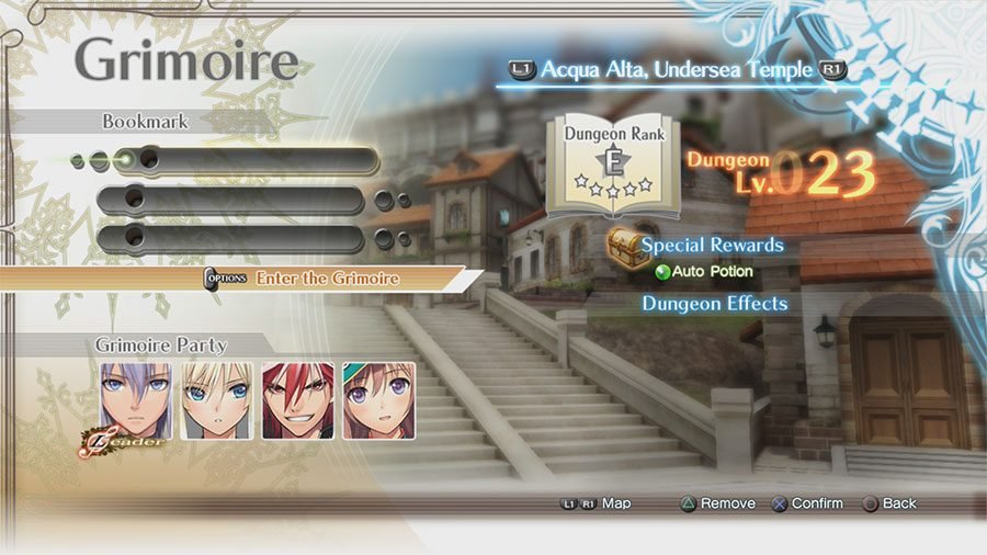 Shining Resonance Refrain Grimoire Dungeon Guide