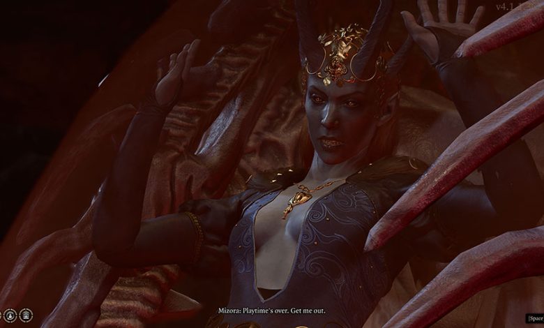 Use The Device On The Left Or Right Saving Mizora In Baldur's Gate 3